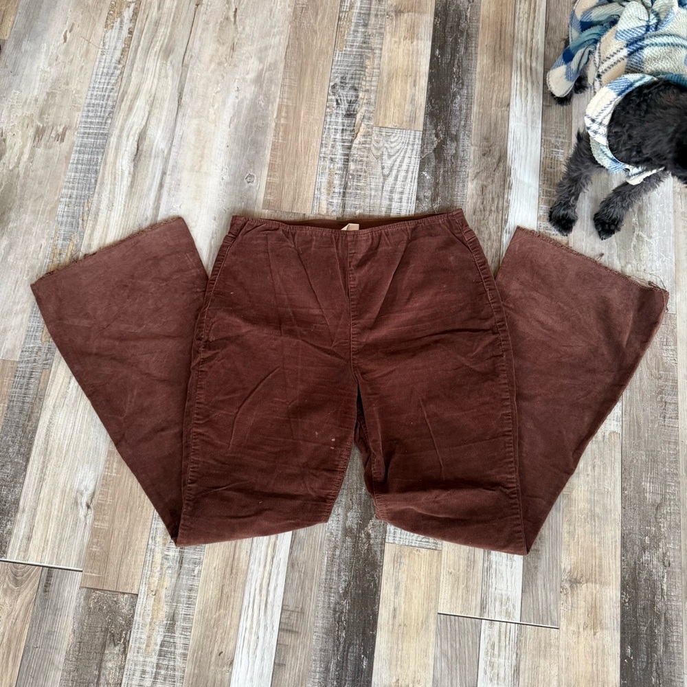Dark brown corduroy pants